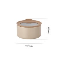 FIKA One Vorratsbehälter aus Keramik 420ml - Sand Beige