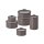 FIKA One Keramik Vorratsbehälter Set, 6tlg. - Forest Grey